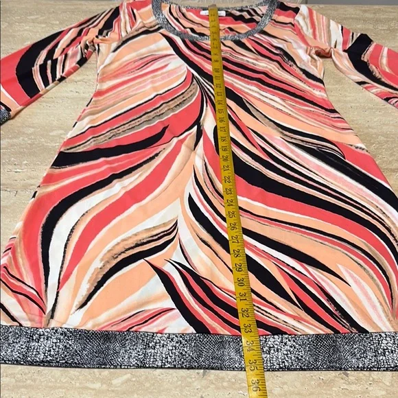 Calvin Klein Multicolor Striped Dress-NWOT-Excellent Condition - Picture 10 of 14